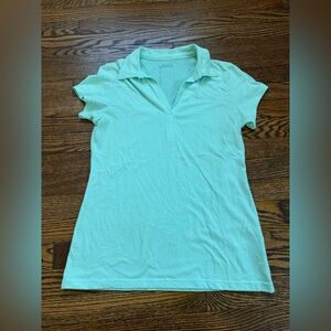 Columbia Mint Green Omni-Wick Polo Shirt Women’s Size M